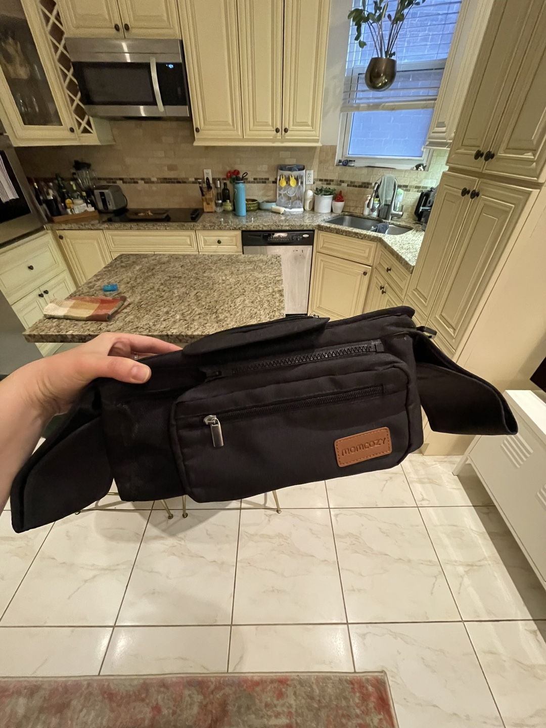 Momcozy Stroller Organizer - Black - photo 4
