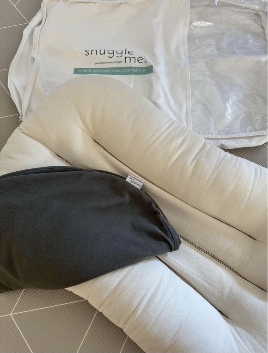 Snuggle Me Organic Infant Lounger with Organic Cotton Cover - photo 2