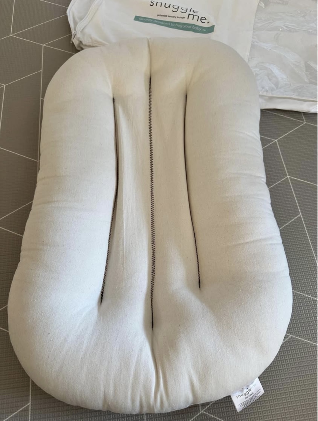 Snuggle Me Organic Infant Lounger with Organic Cotton Cover