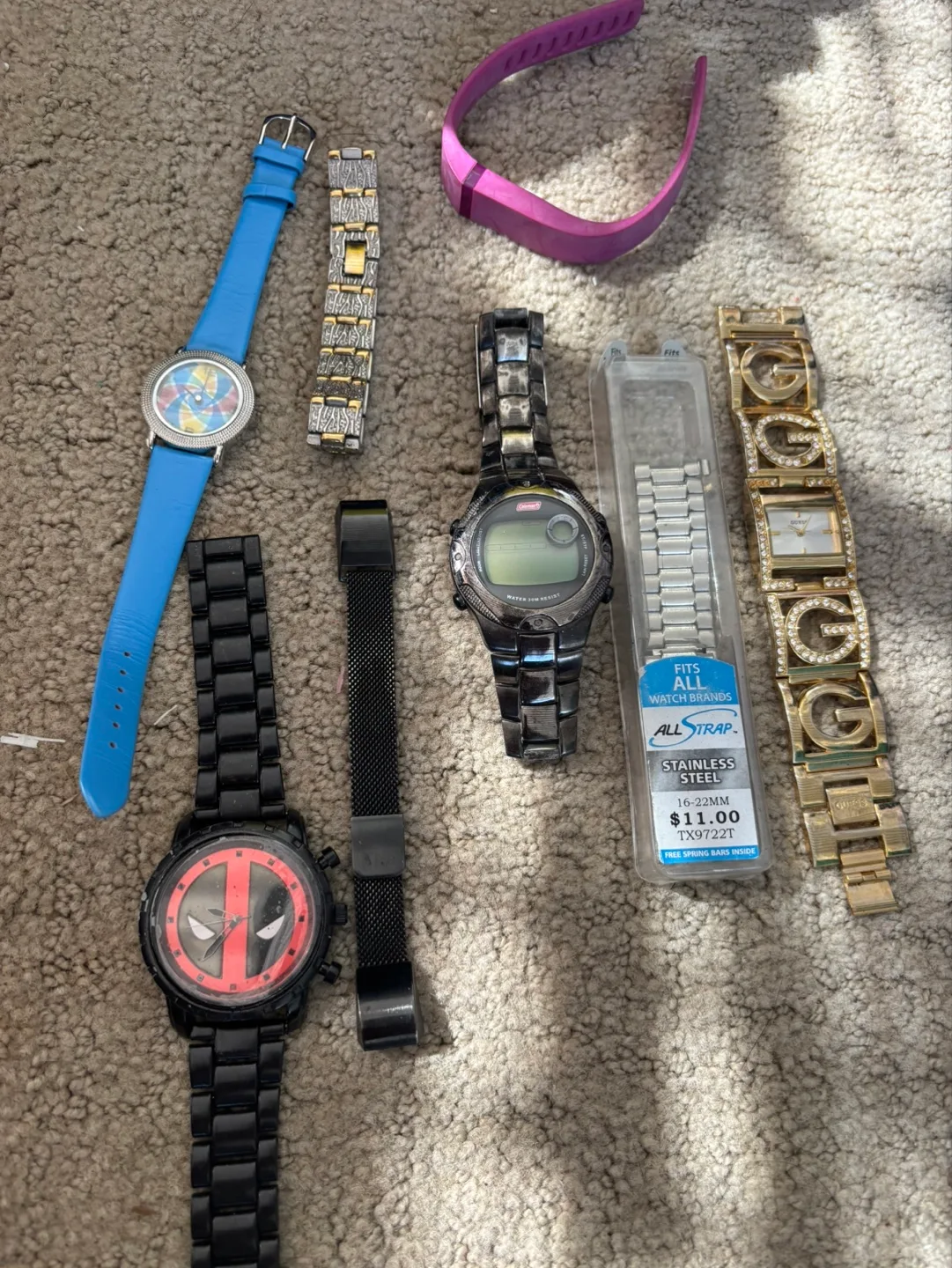 Bulk Lot of Watches and Fitness Trackers thumbnail