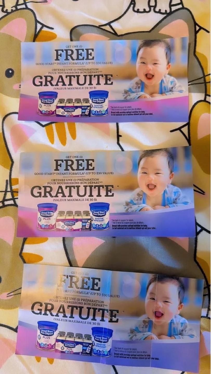 Free Three Good Start Bon Départ Free Formula Coupons thumbnail