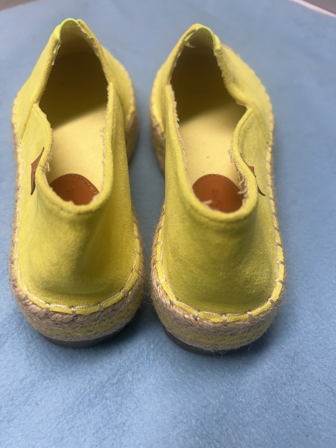 💚 New Neon Yellow Espadrille Slip-Ons - photo 3