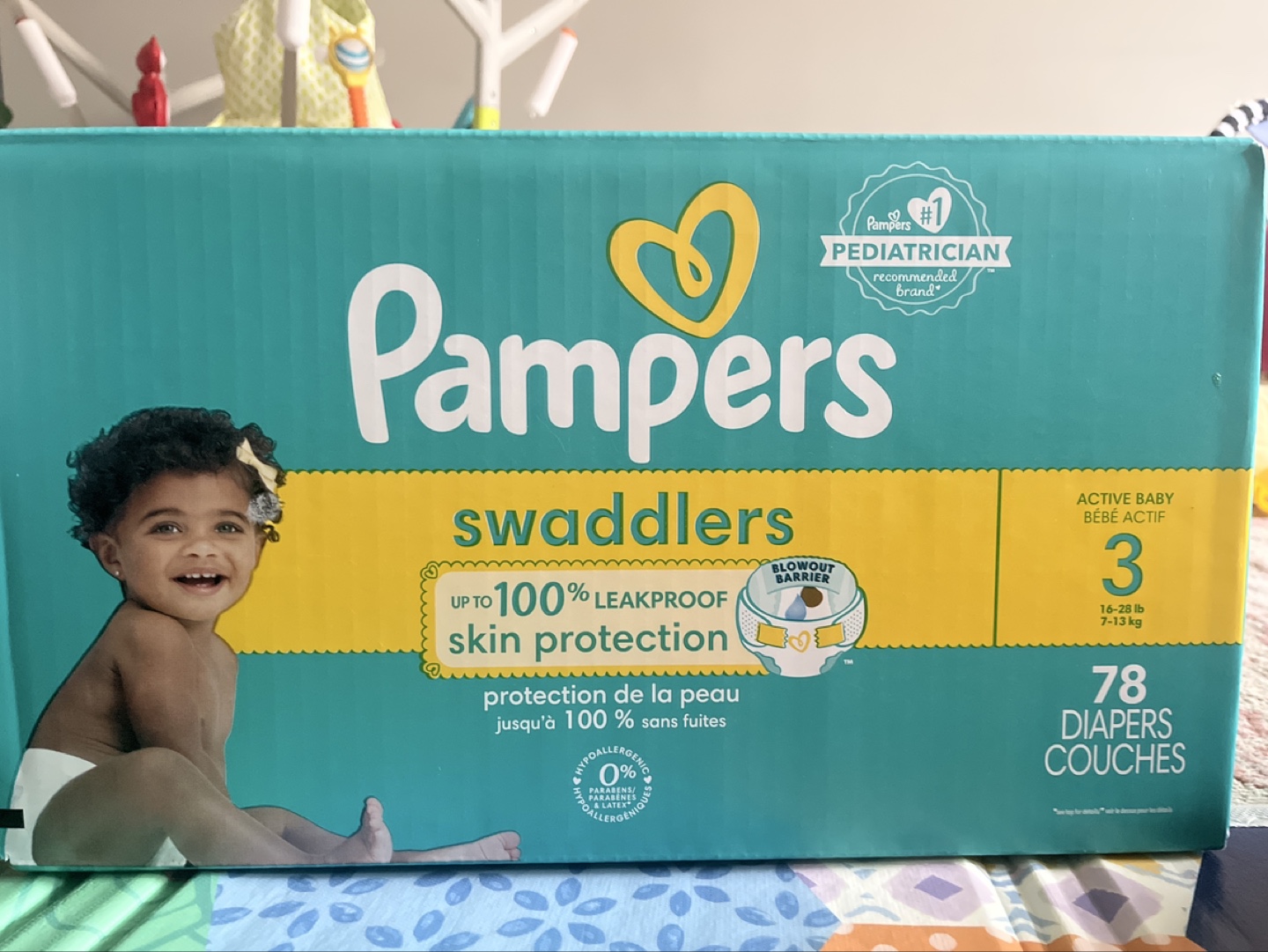 Pampers Swaddlers Size 3 Diapers
