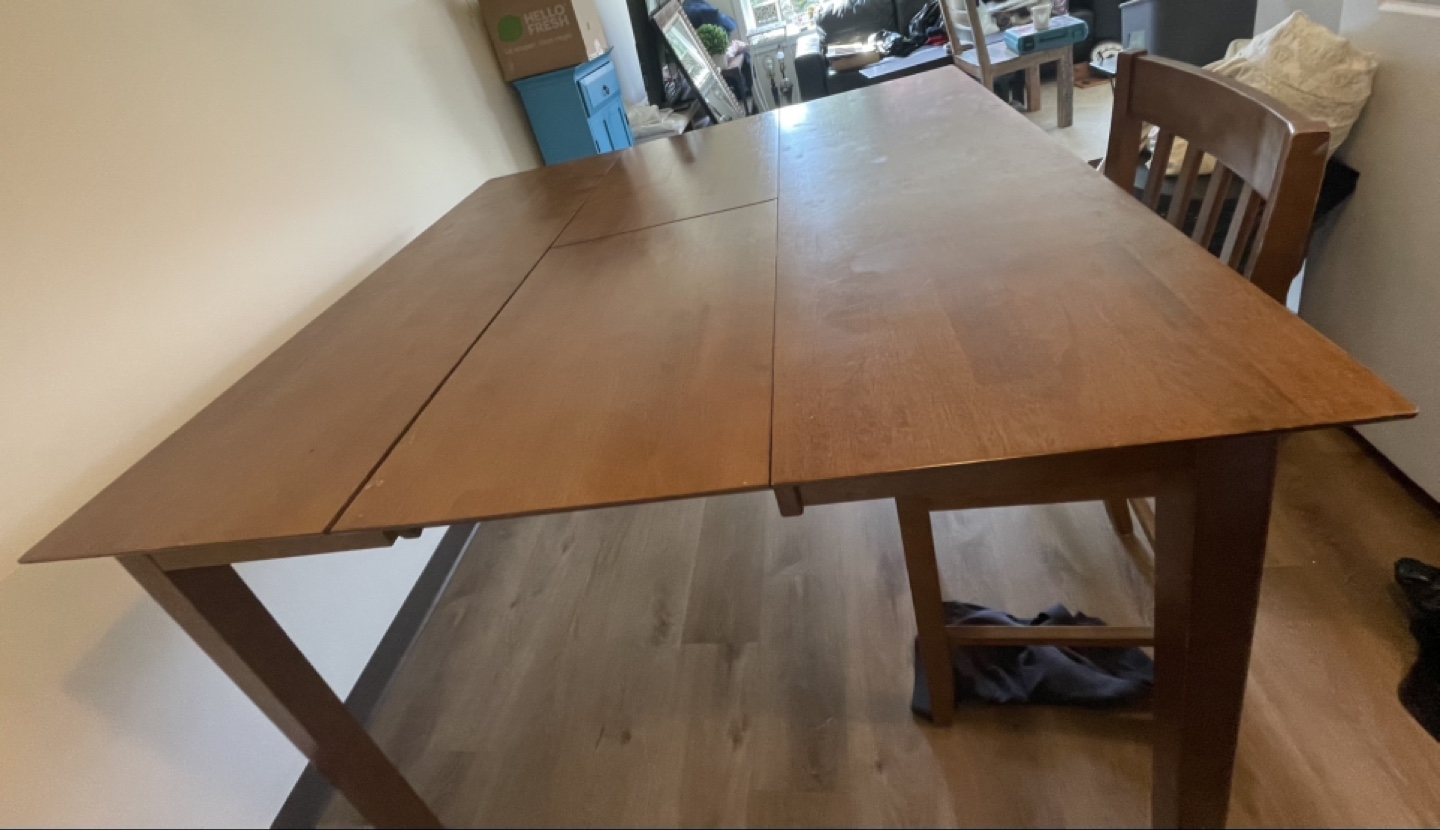 Dining Table extendable six chairs - photo 3