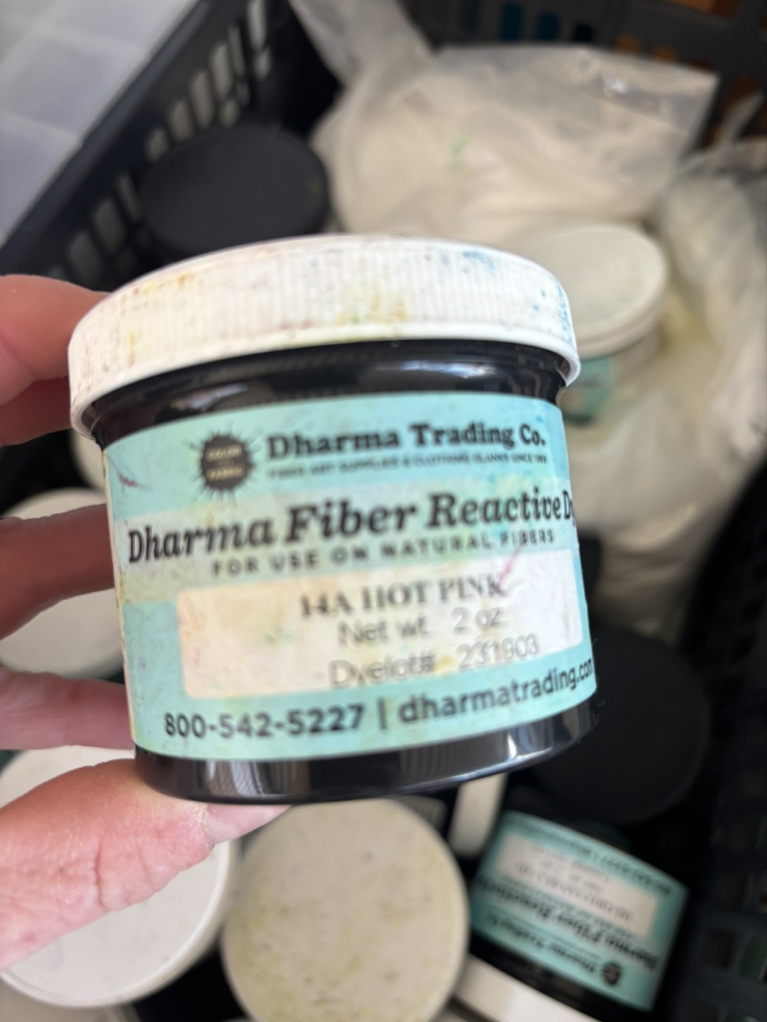 Bulk Lot of Dharma Fiber Reactive Dyes