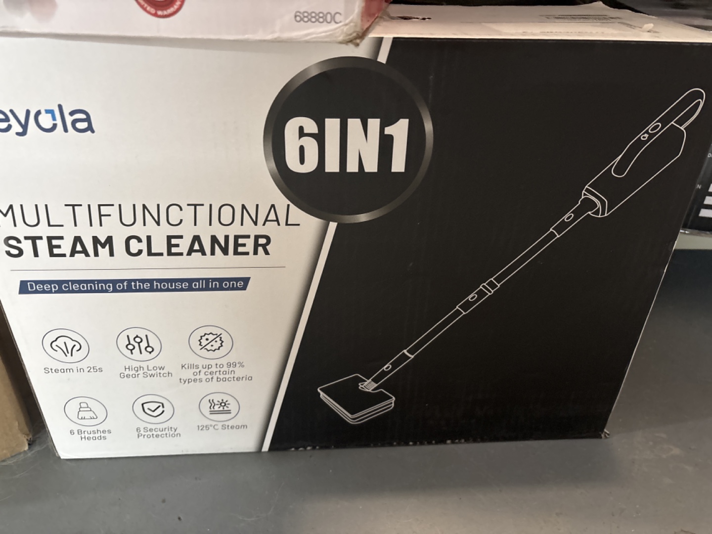 Brand new in box 2-in-1 Multifunctional Steam Cleaner