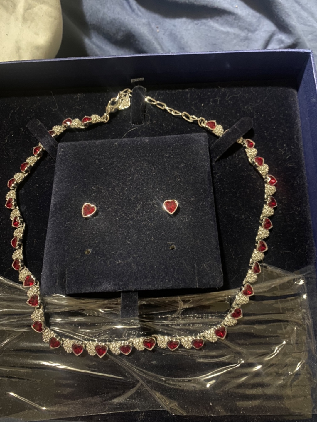 Swarovski Necklace and Earrings Set