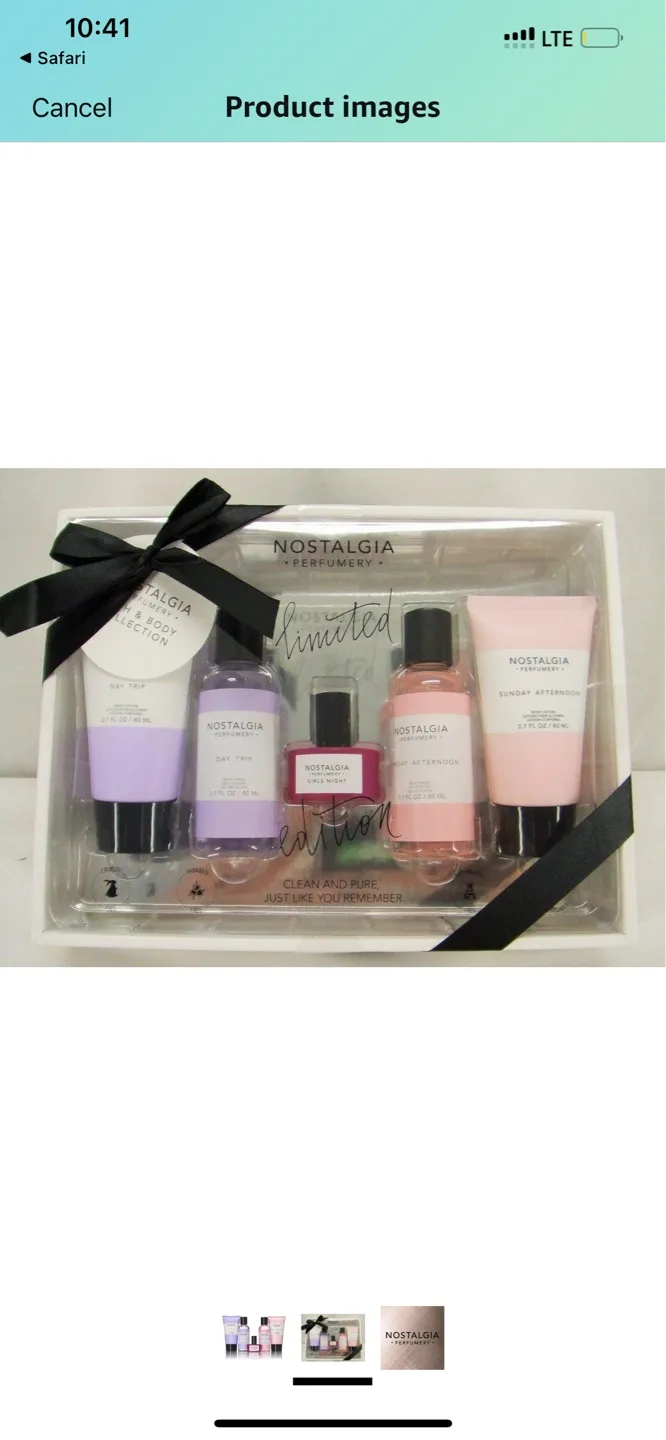 Nostalgia Perfumery Bath & Body Gift Set