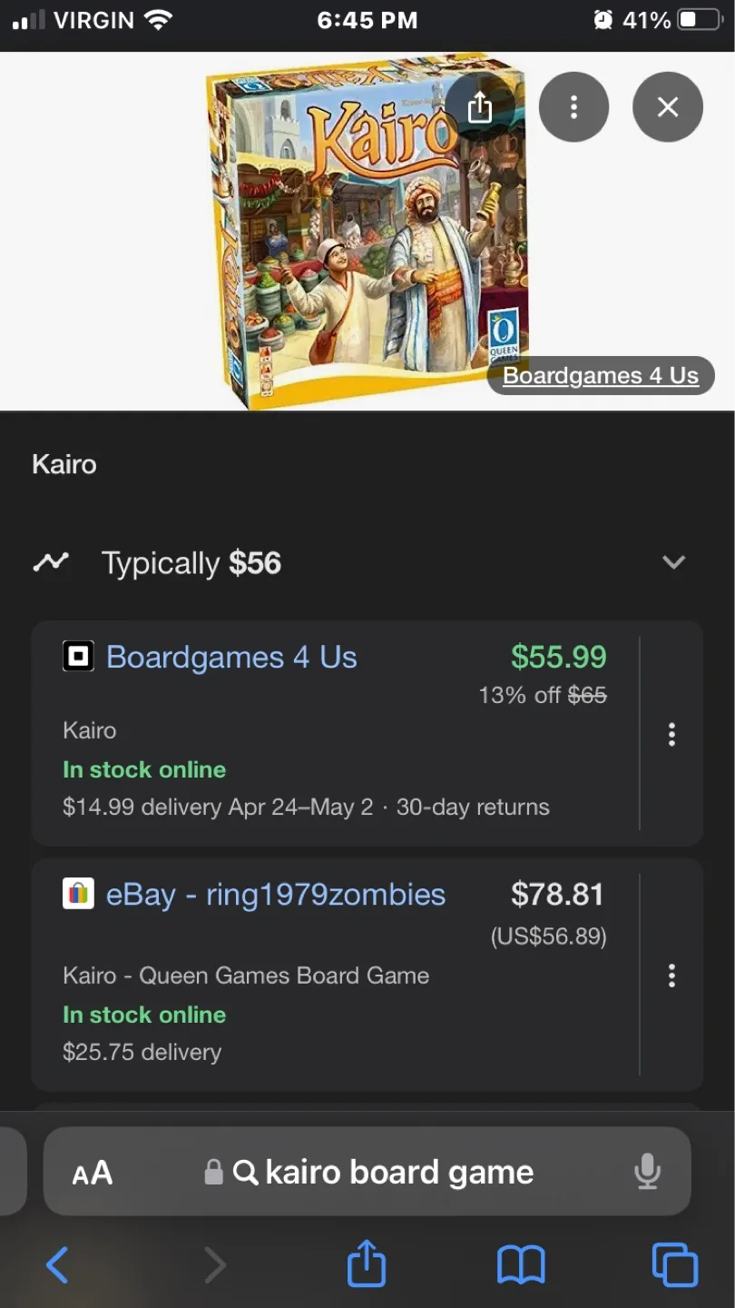 Kairo Board Game image indicator(3)