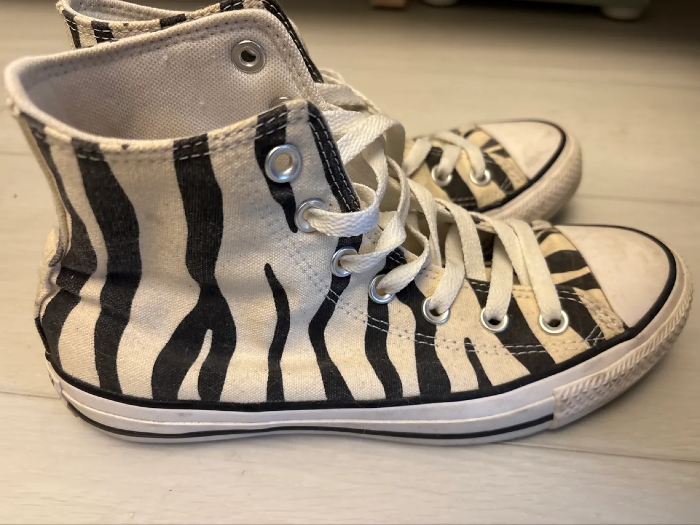 Converse Zebra Print High-Top Sneakers image indicator(3)