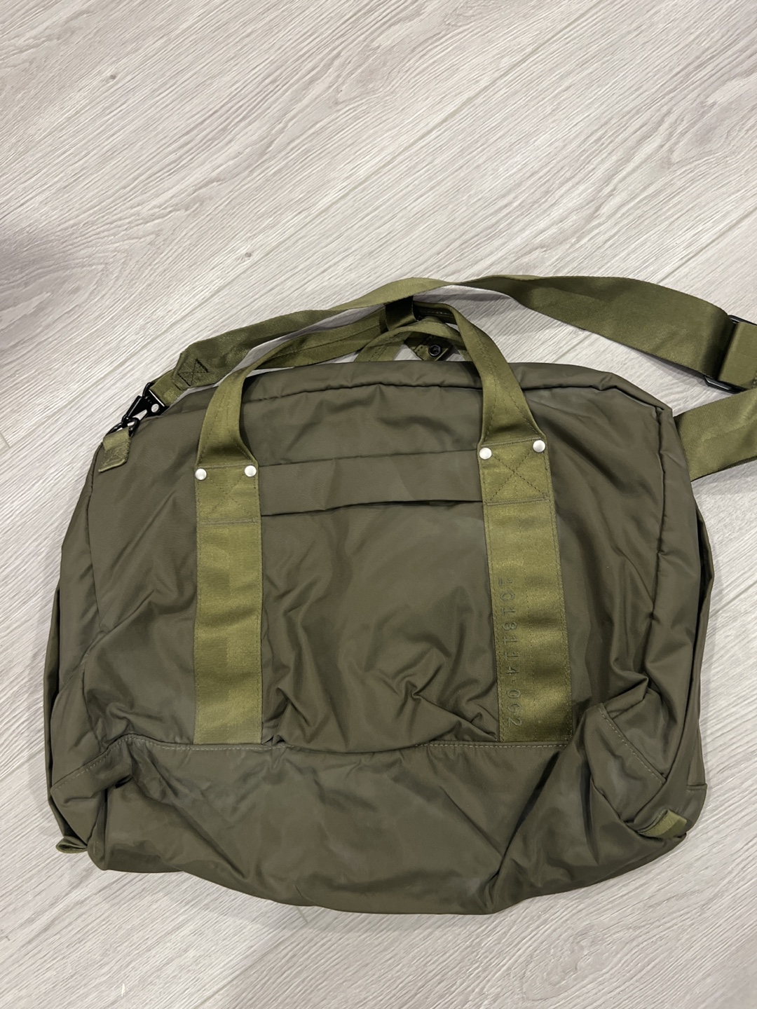 Olive Green Travel Duffle Bag