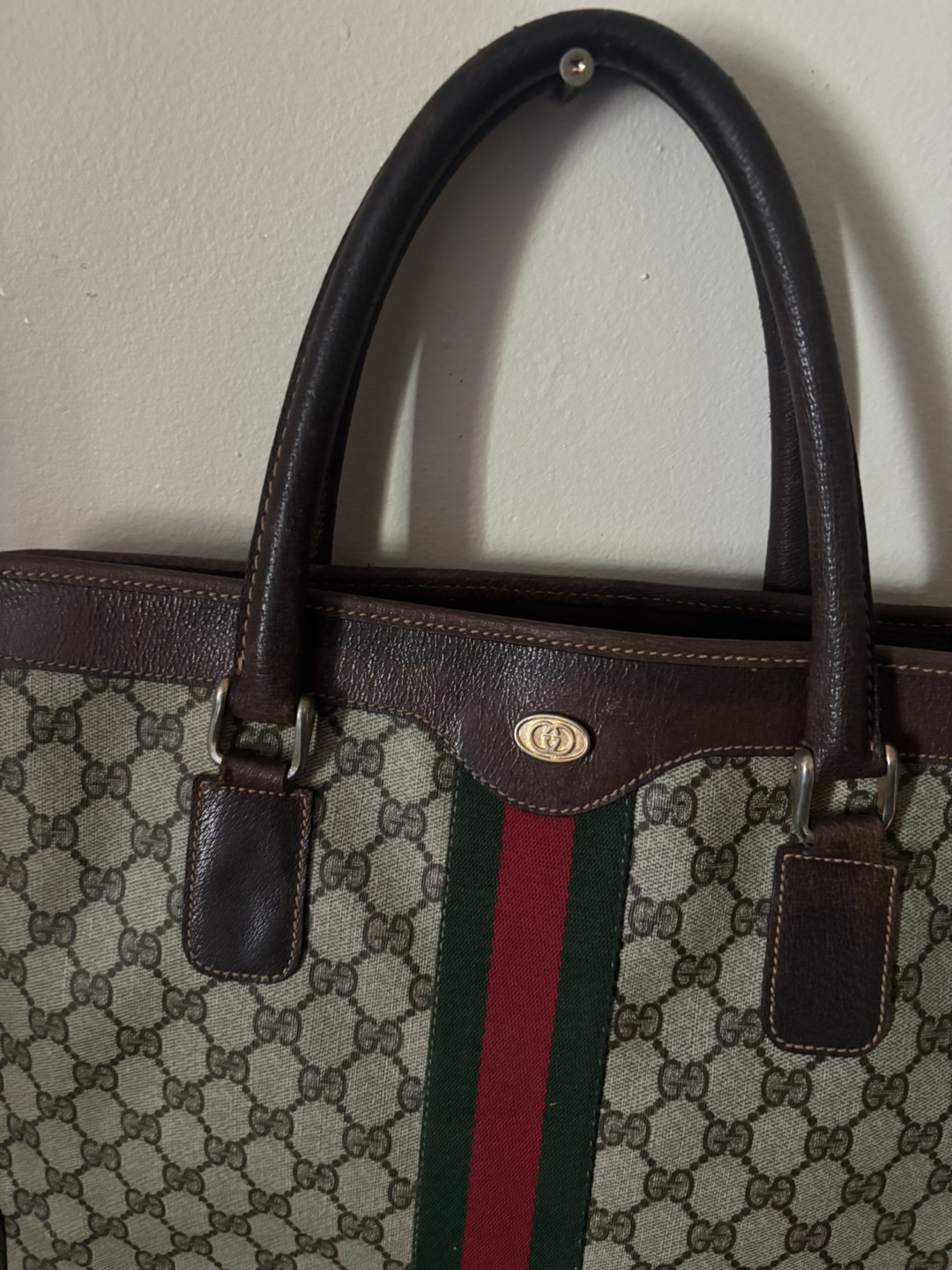 Vintage Gucci GG Supreme Web Tote Bag - photo 2