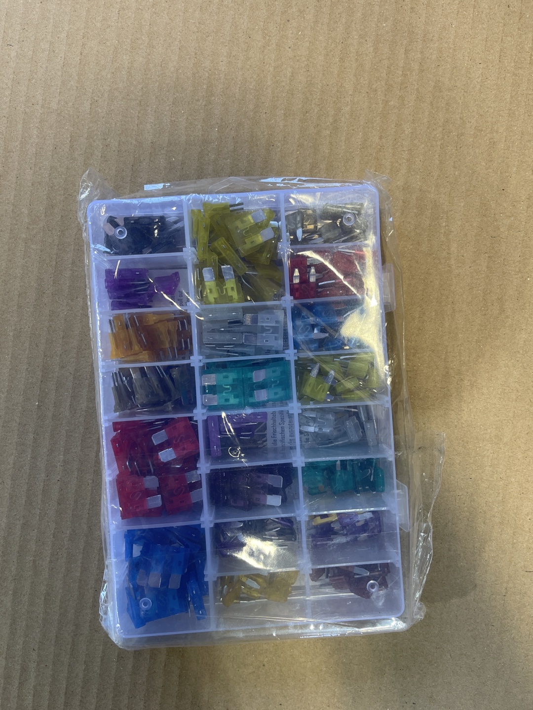 Assorted Automotive Fuses in Case