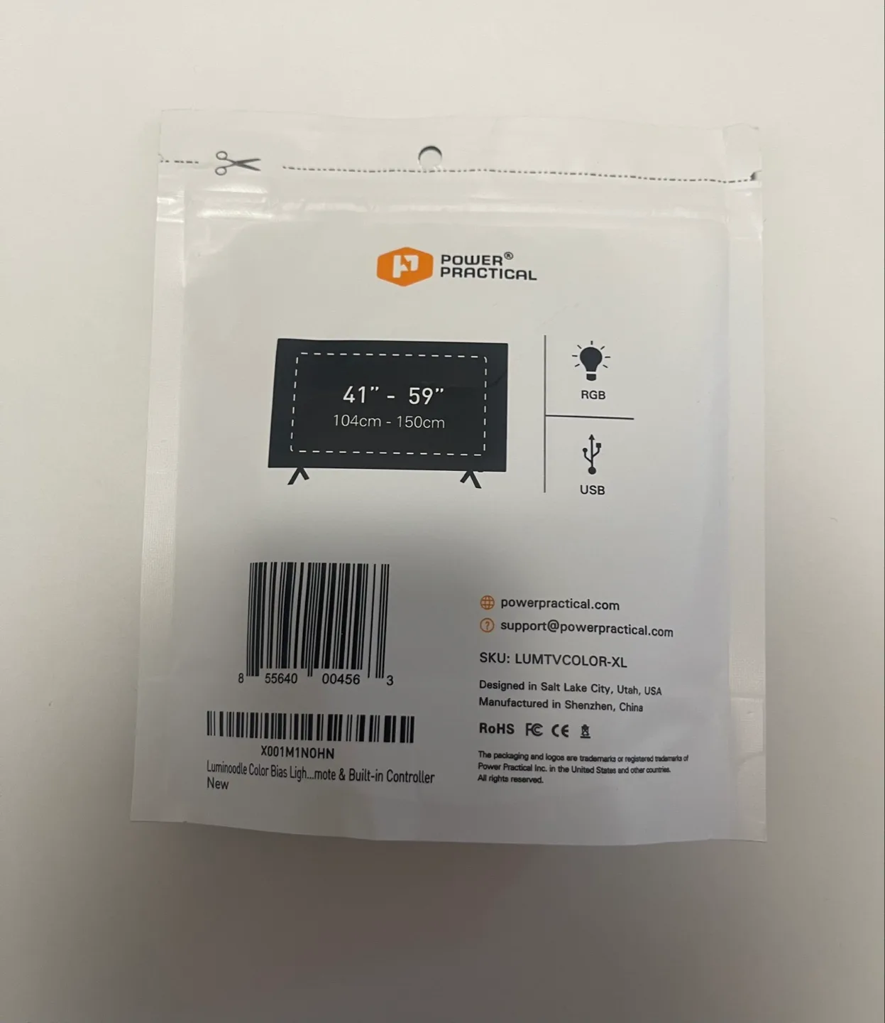 Luminoodle XL TV & Monitor Bias Lighting (2-pack) image indicator(4)