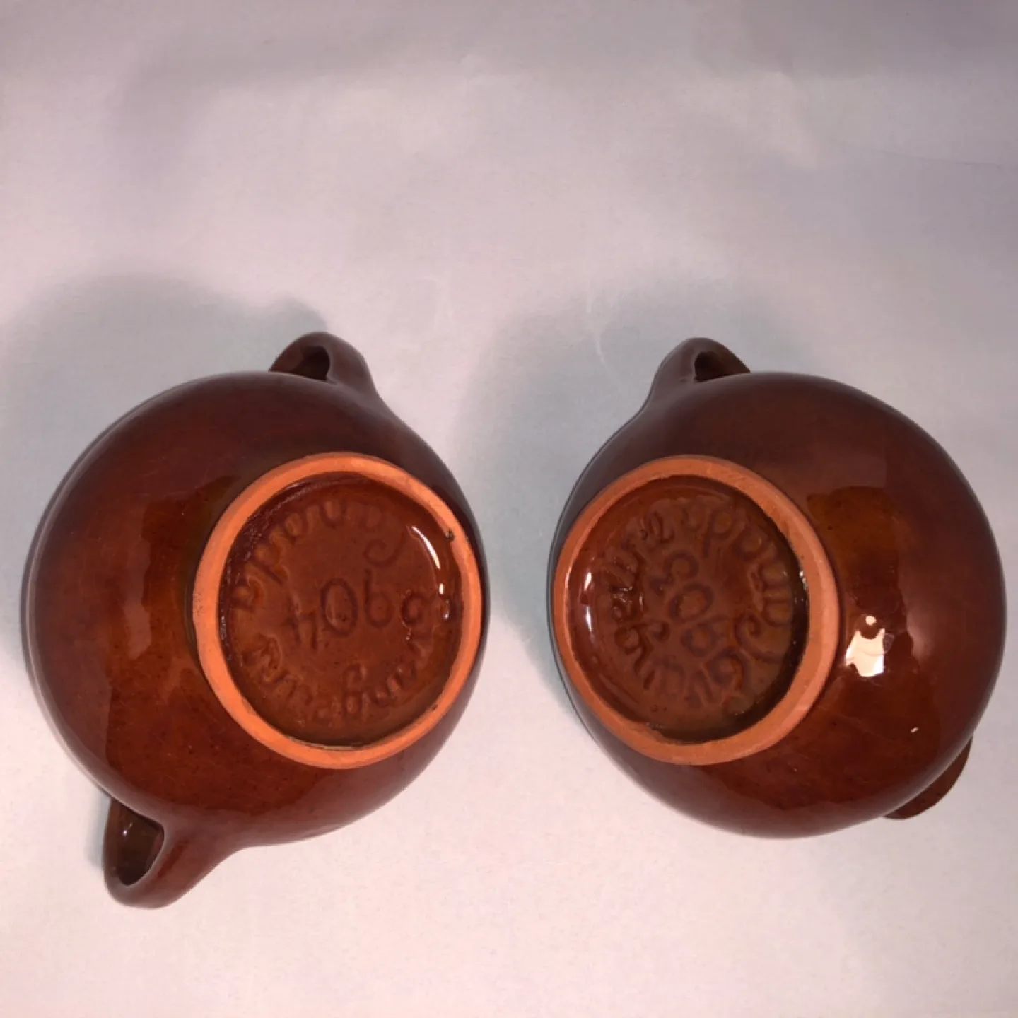 Vintage Evangeline Canadian Pottery Creamer and Sugar Bowl Set image indicator(3)