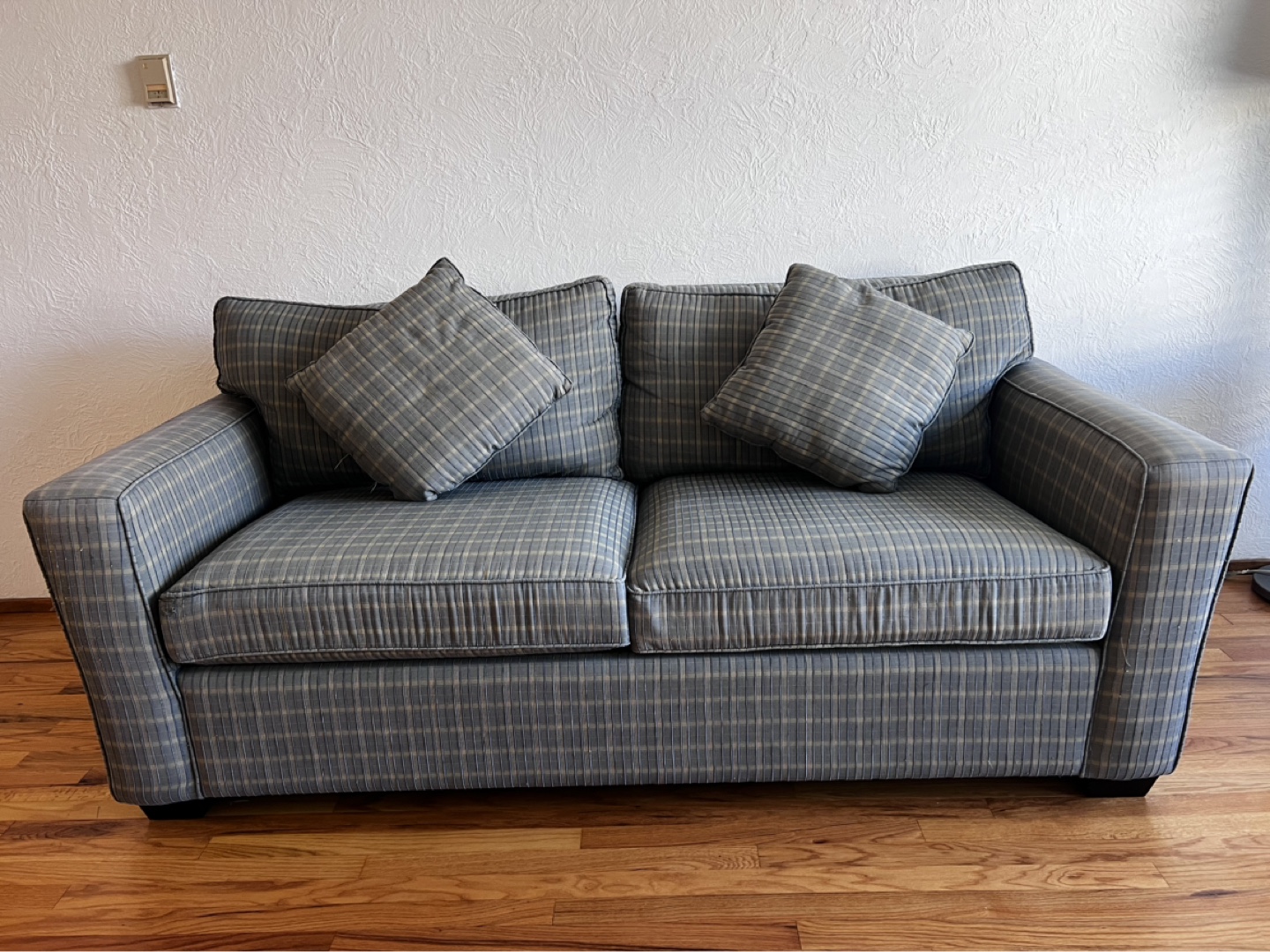 Comfortable Sofa cum flexible bed with Two Throw Pillows - photo 3