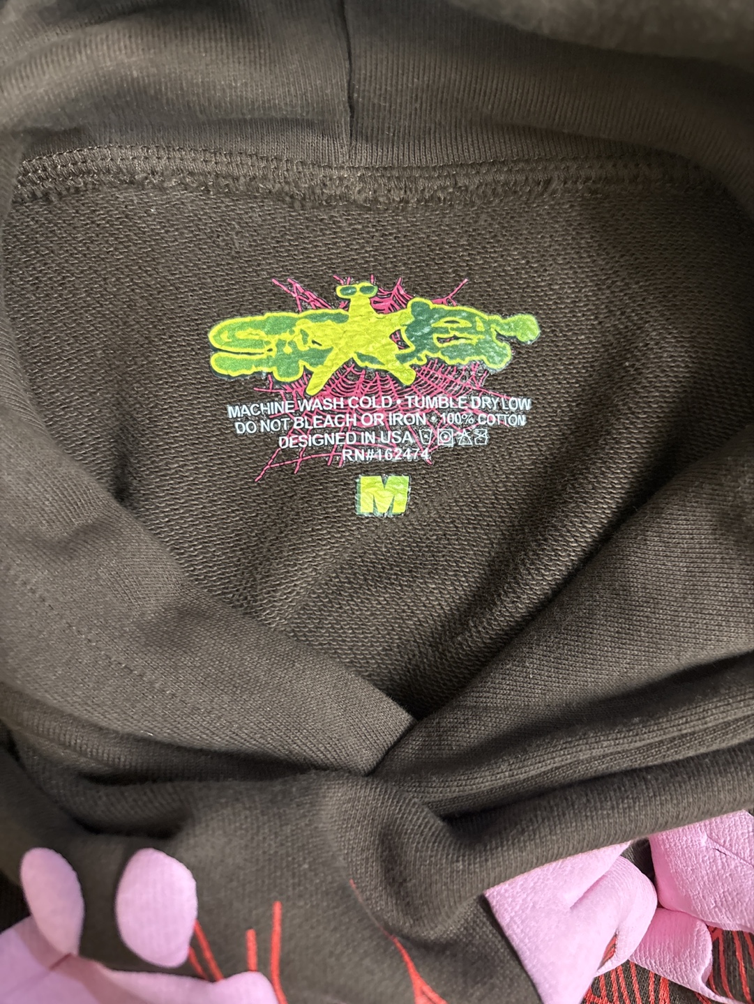 SP5DER Brown Hoodie Size Medium - photo 2