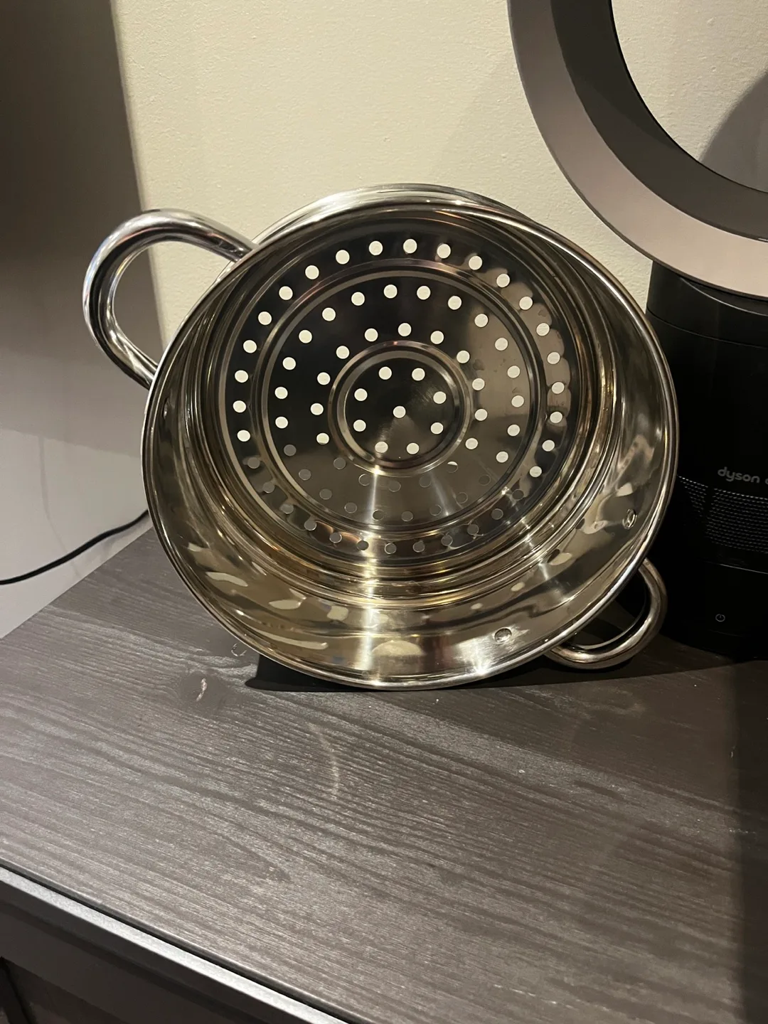 Stainless Steel Steamer Insert with Handles image indicator(2)