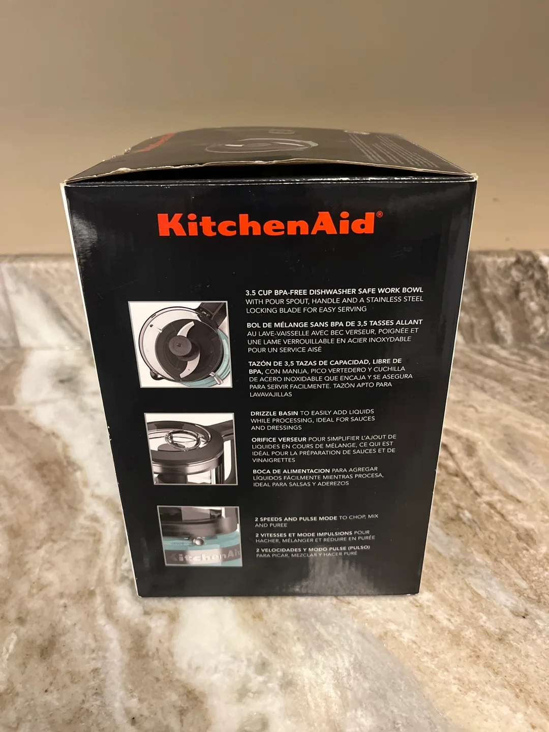 KitchenAid Mini-Robot Culinary 3.5 Cup Food Processor - Aqua image indicator(2)