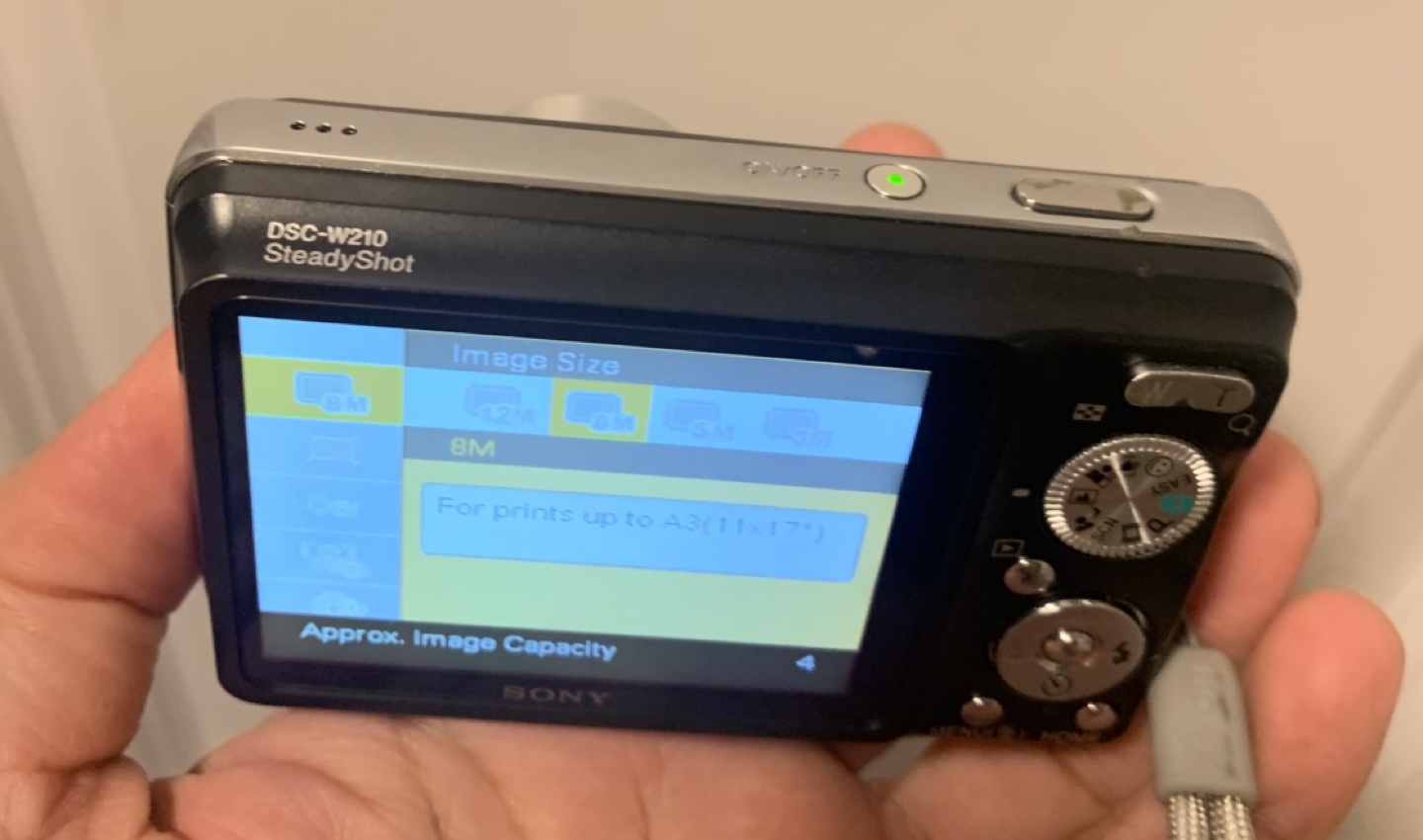 Sony Cyber-shot DSC-W210 SteadyShot Digital Camera - 12.1 MP - photo 4