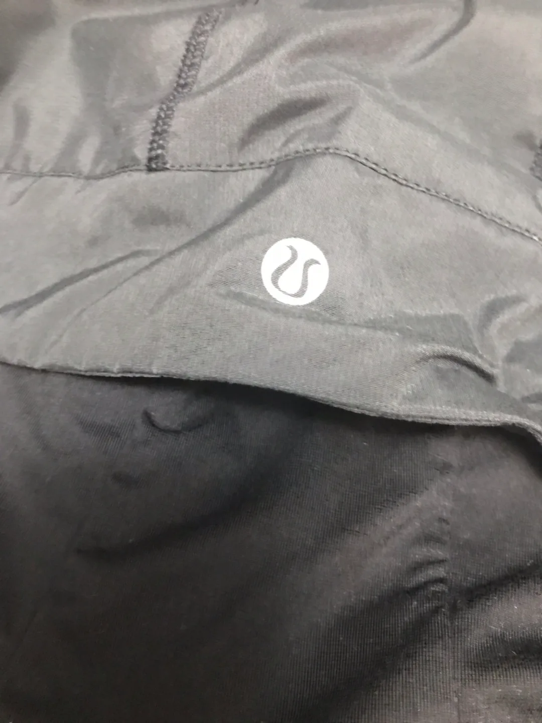 Lululemon Black Hooded Jacket Size 4 image indicator(4)