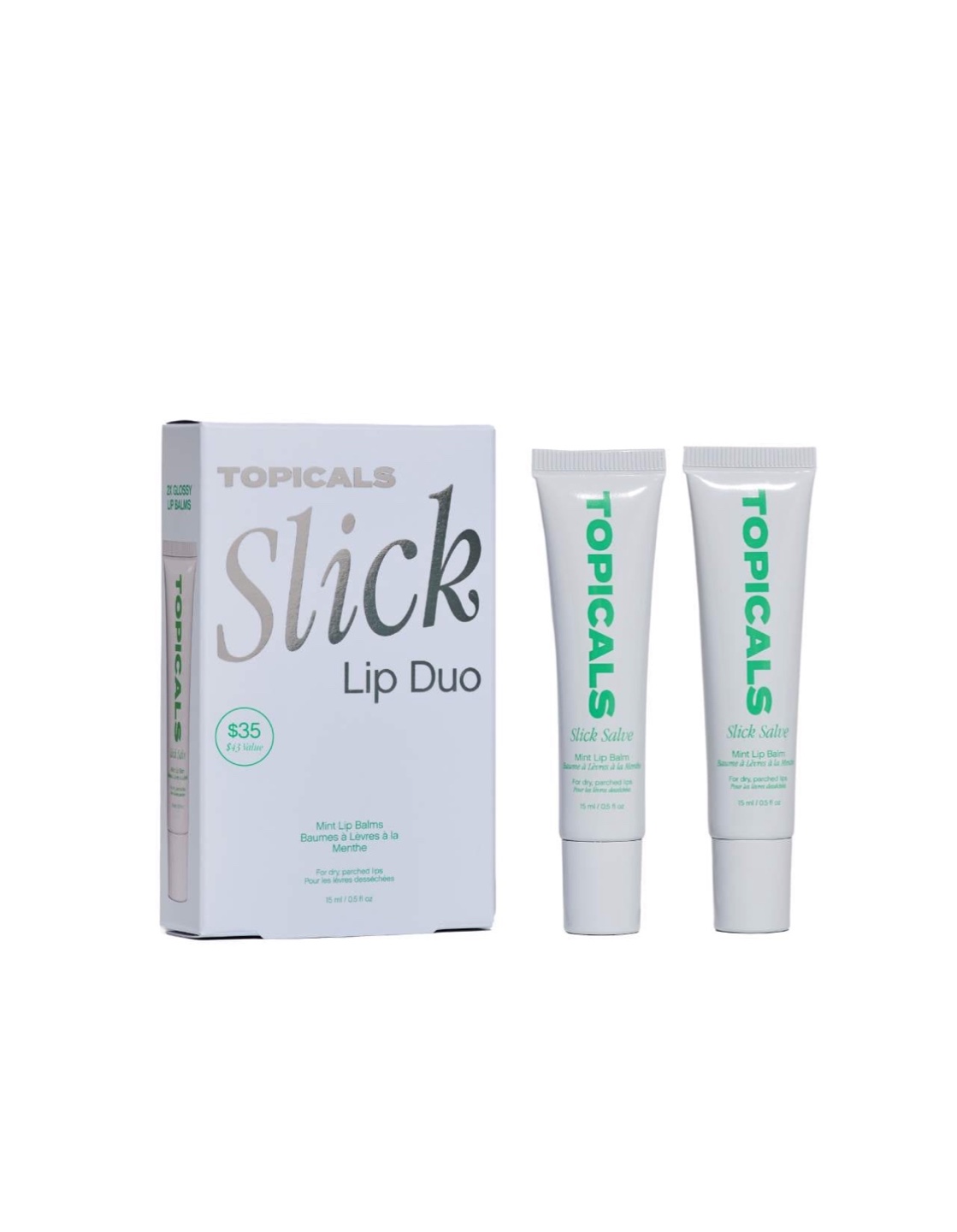 Topicals Slick Lip Duo - Mint Lip Balm - photo 2