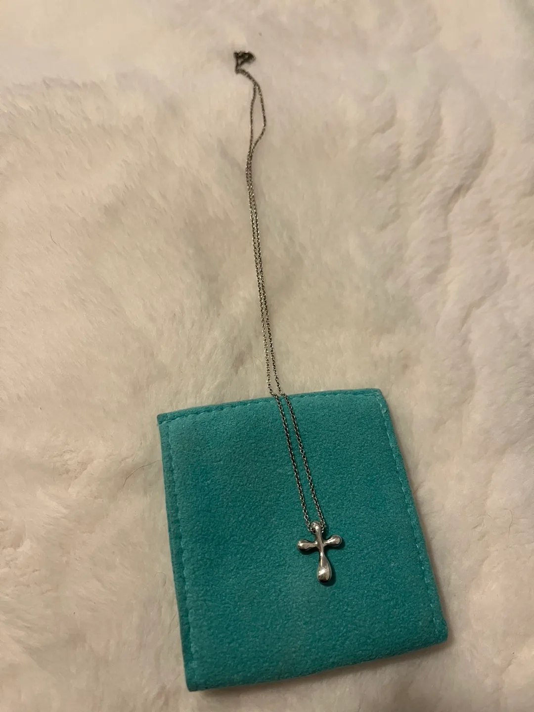 Tiffany Cross Pendant Necklace image indicator(3)