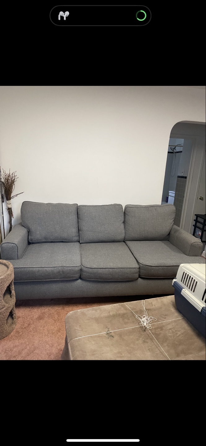 Gray Fabric Sofa