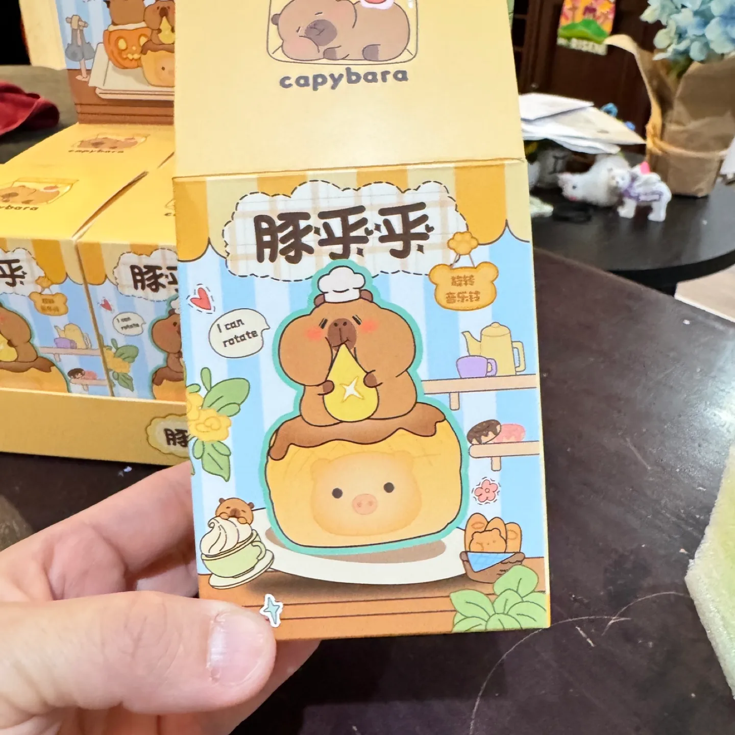 Capybara Series Blind Box Figure -  Rotating LED Light-Up Toy thumbnail