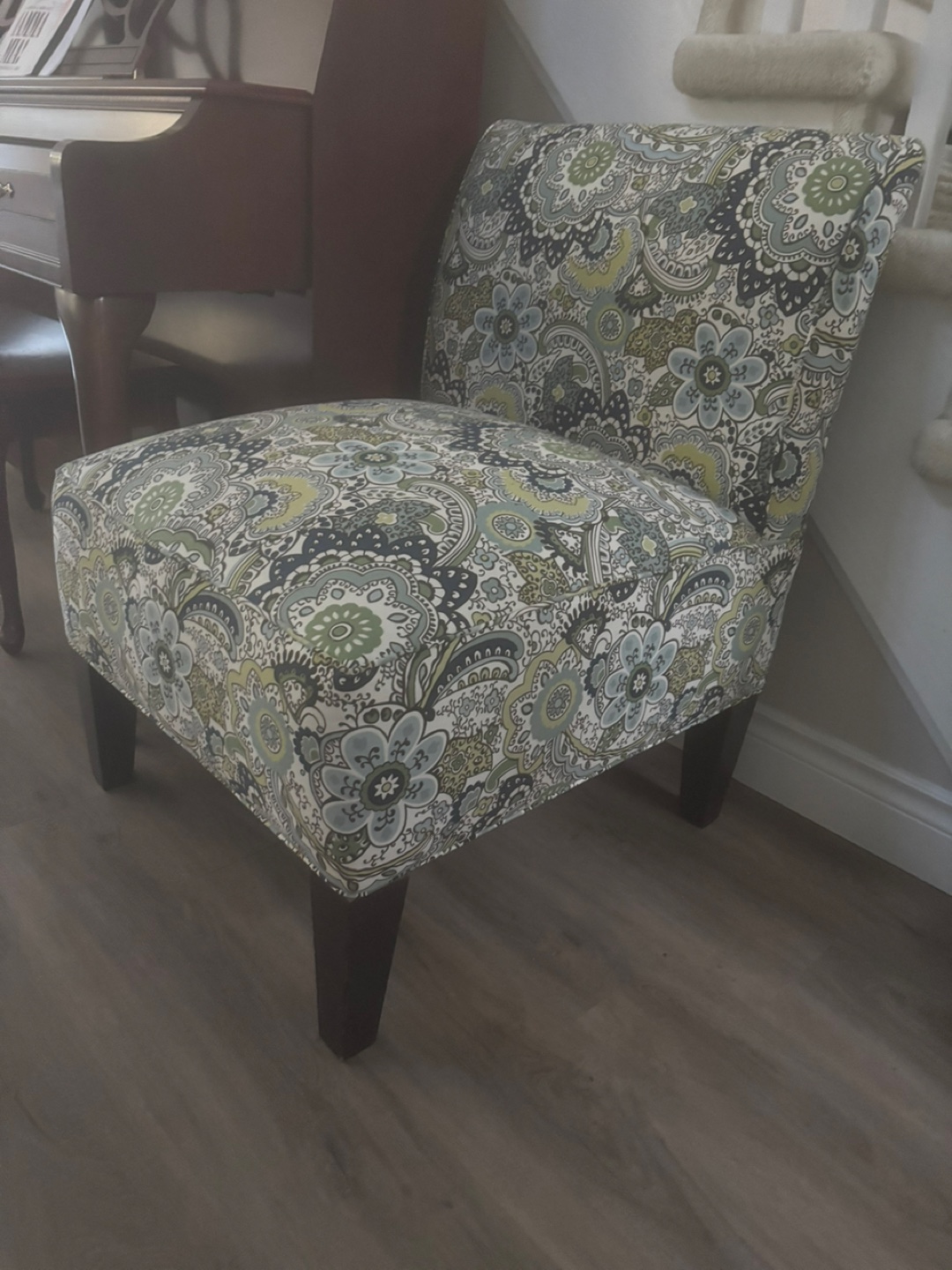 Floral Accent Chair