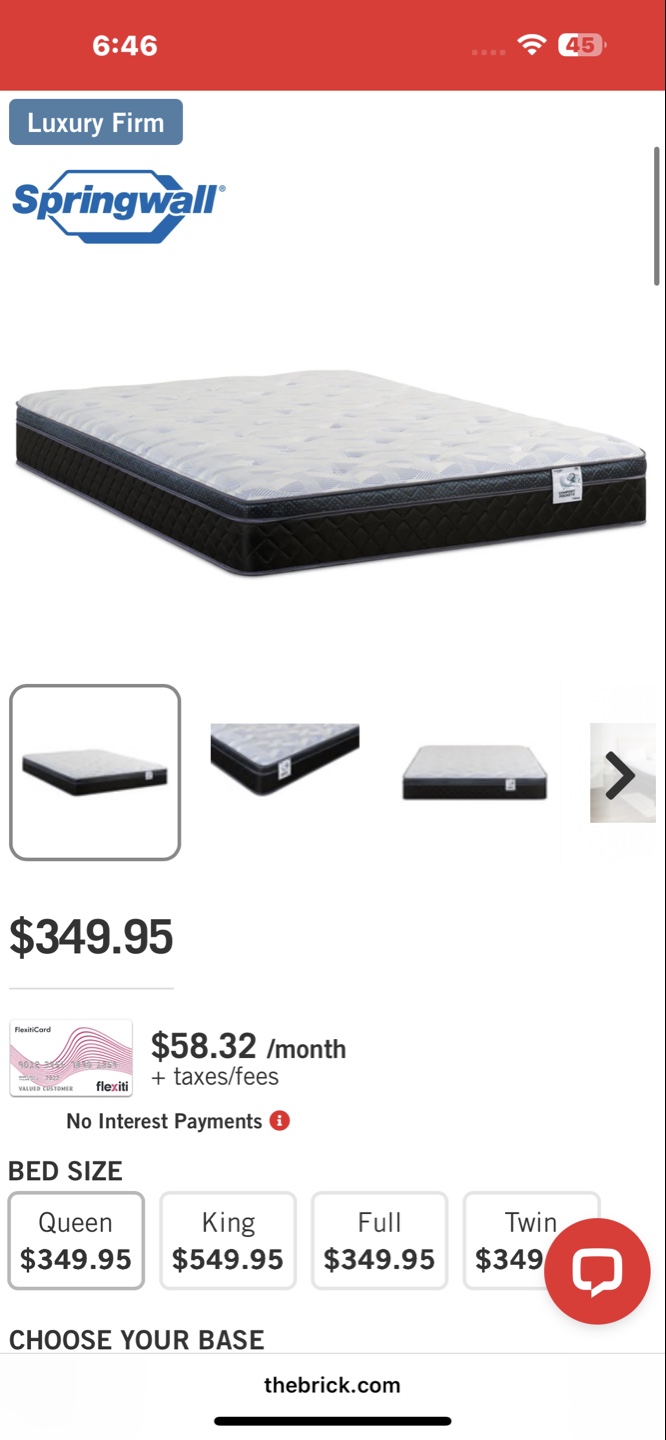 Queen Size Springwall Mattress - photo 2