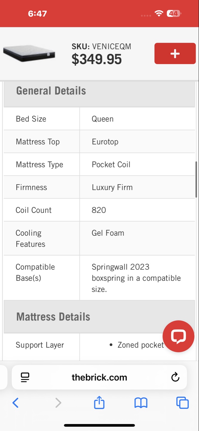 Queen Size Springwall Mattress - photo 3