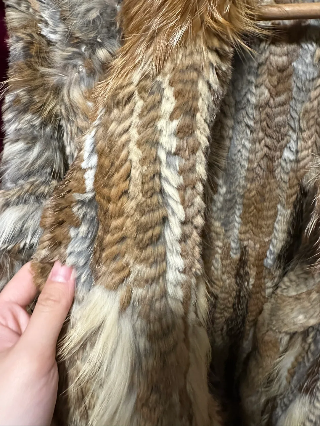 Beautiful Rabbit Fur Shrug image indicator(2)