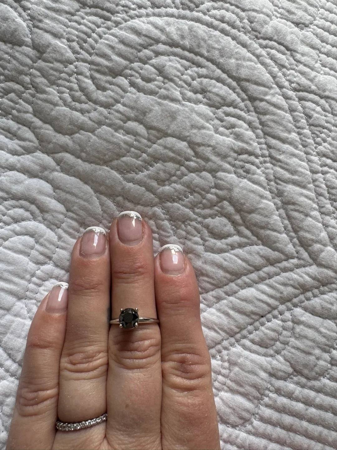 2 Karat Black Diamond Ring image indicator(5)