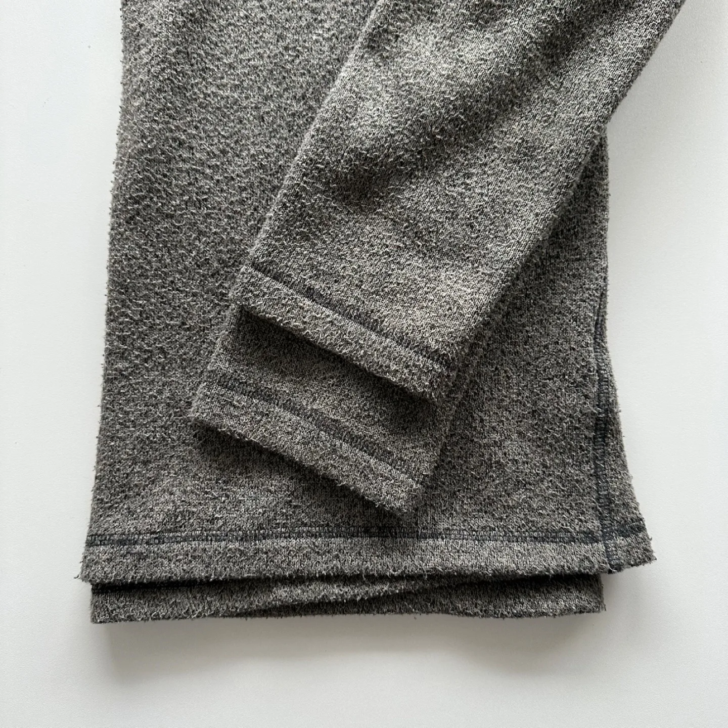 Eddie Bauer Men's Grey 1/4 Zip Fleece Pullover Size Large image indicator(5)