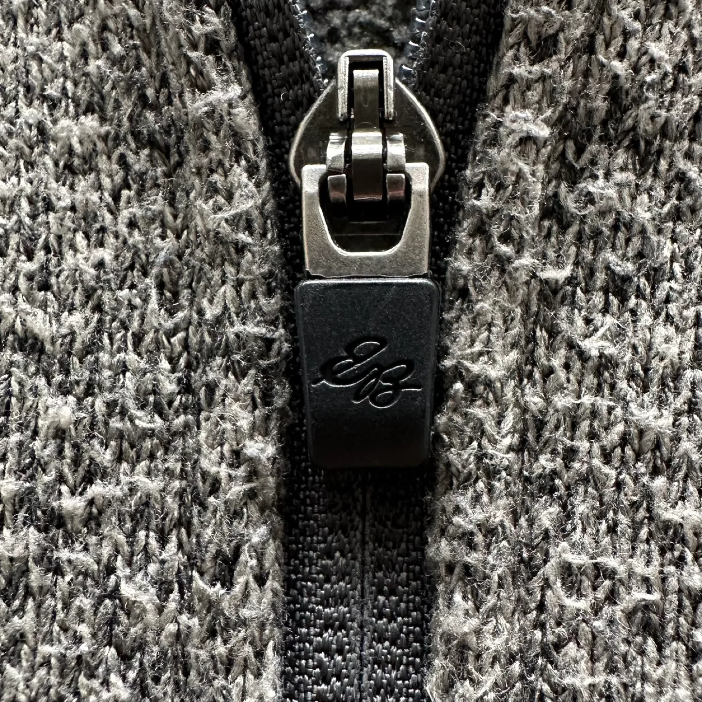 Eddie Bauer Men's Grey 1/4 Zip Fleece Pullover Size Large image indicator(7)