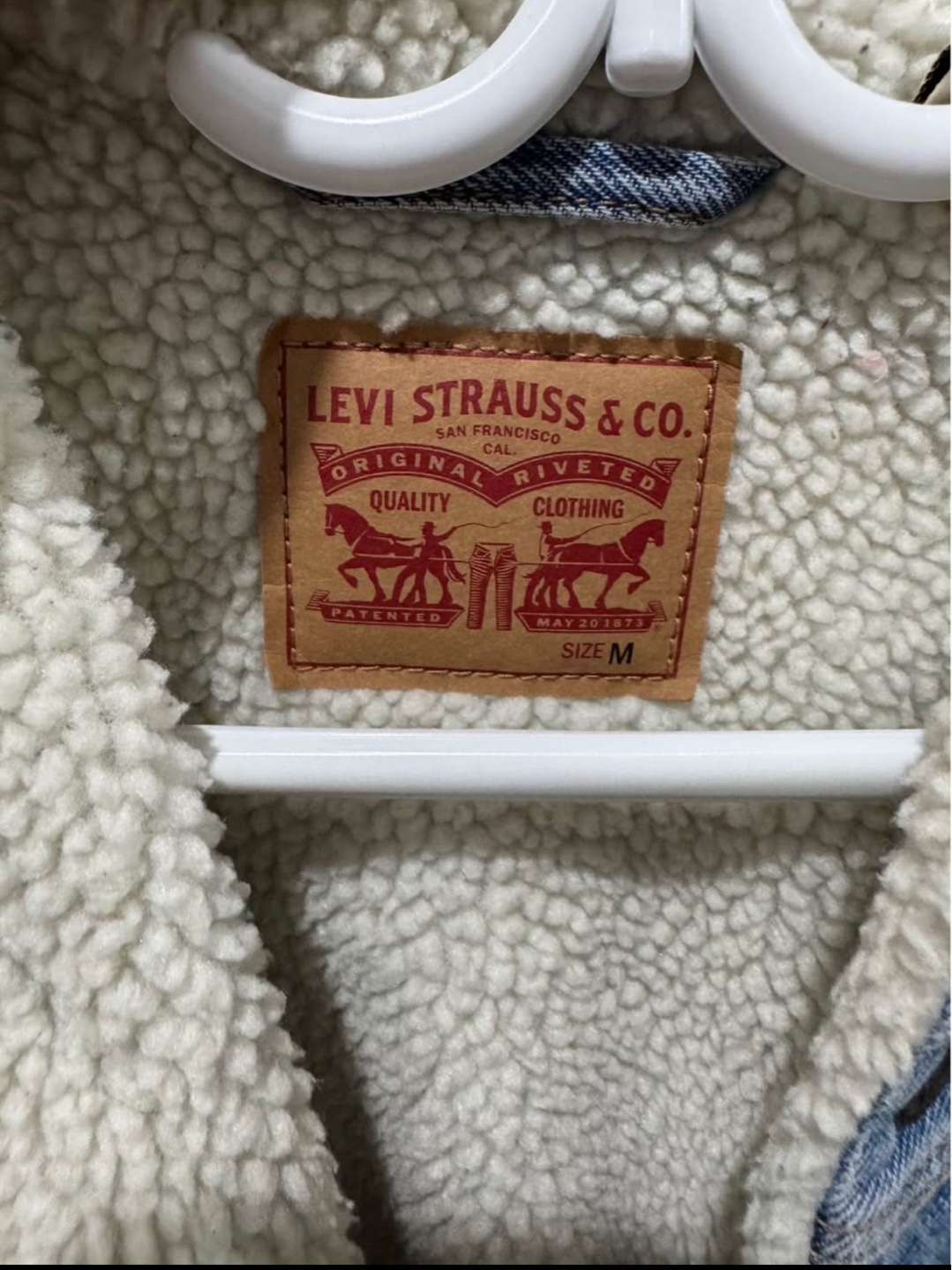 Levis fur denim jacket - photo 2