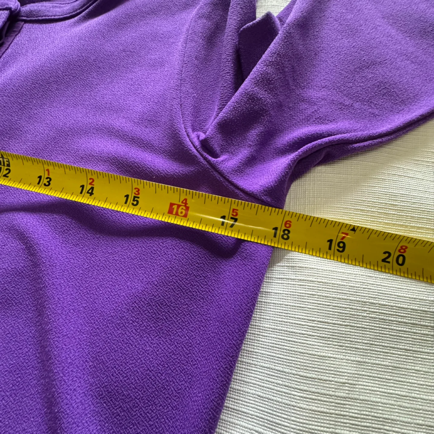 Lauren Ralph Lauren Purple Long Sleeve Blouse Size Small image indicator(4)