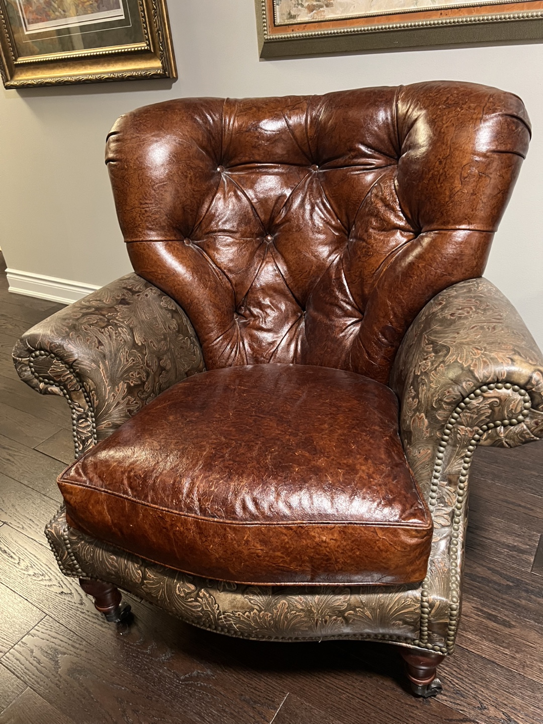 Leather Accent Chair