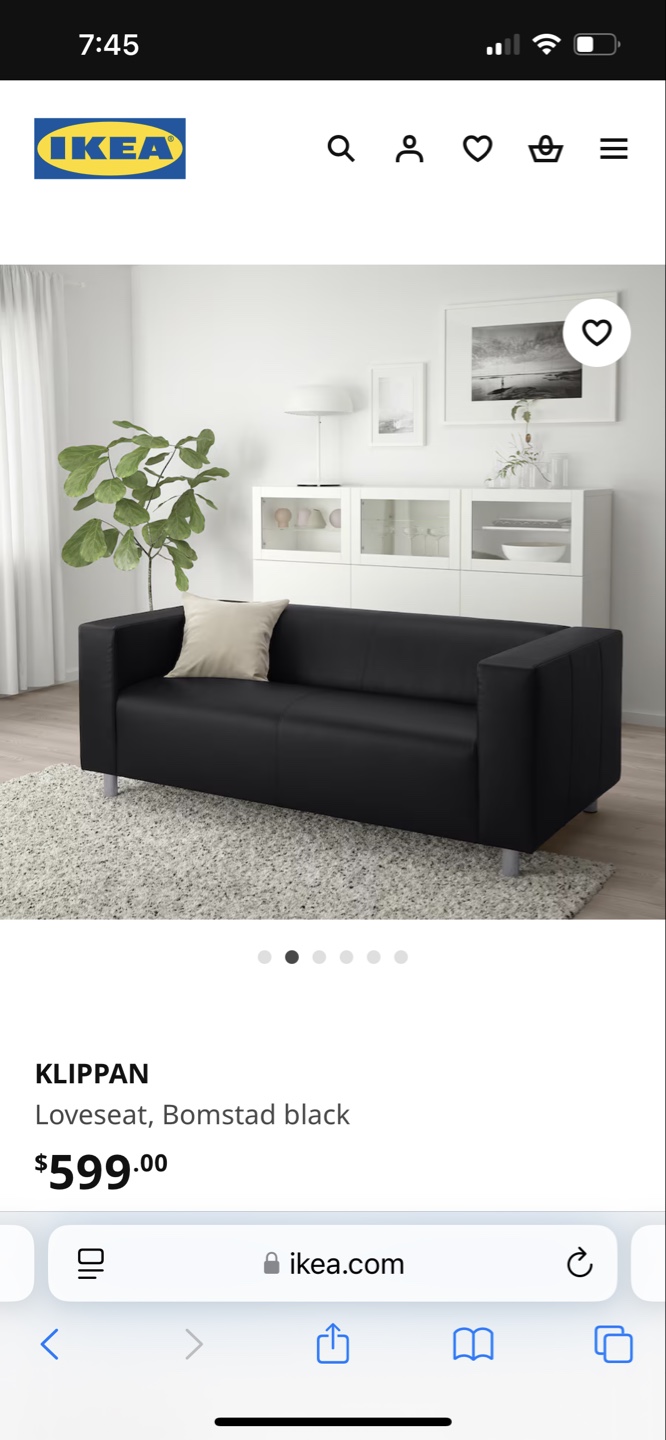 IKEA KLIPPAN Loveseat/Sofa - photo 2