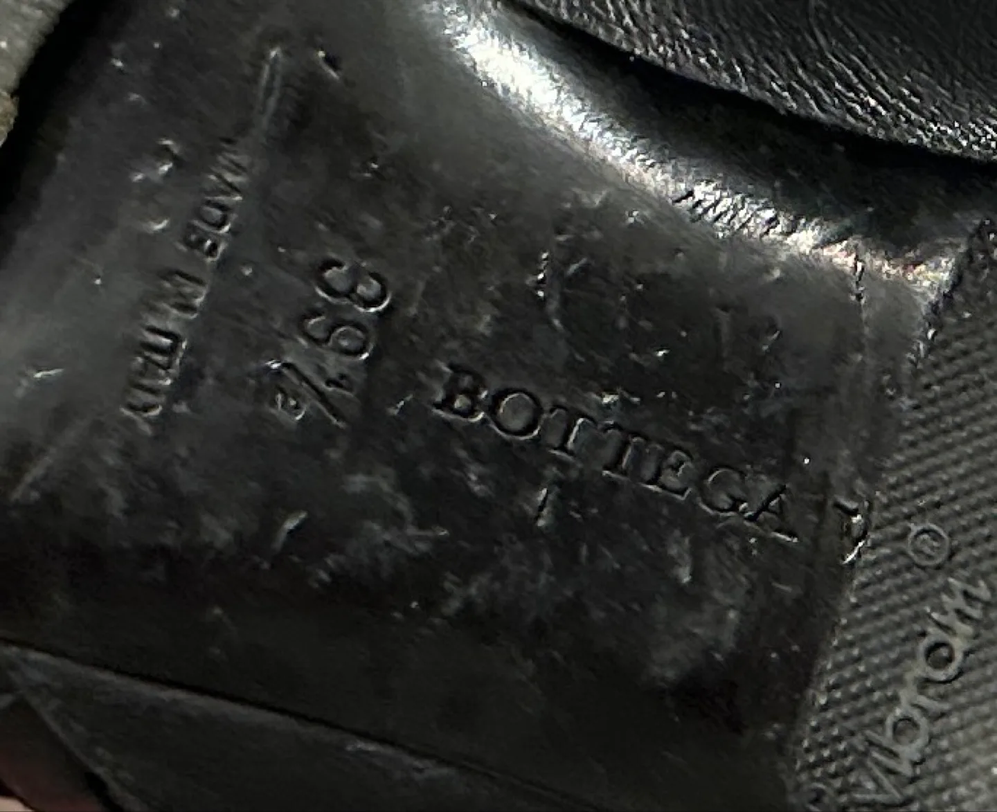 Bottega Veneta Black Leather Knee-High Woven Boots image indicator(2)