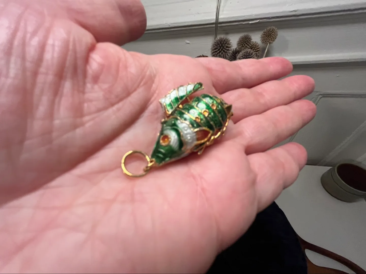 Two Enamel Fish Charms image indicator(7)