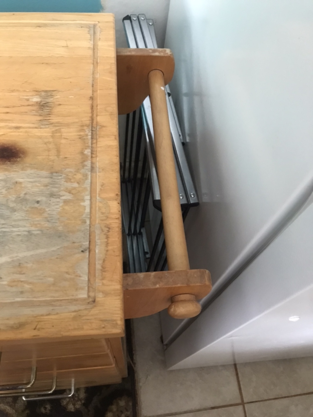 Kitchen Island Cart with Granite Top - photo 4