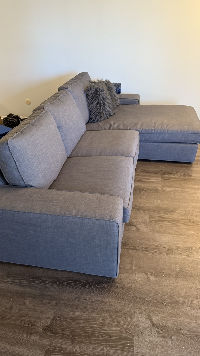 IKEA Gray Sectional Sofa - photo 2
