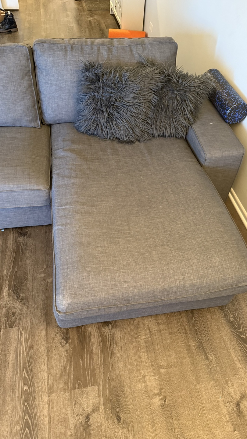 IKEA Gray Sectional Sofa - photo 3