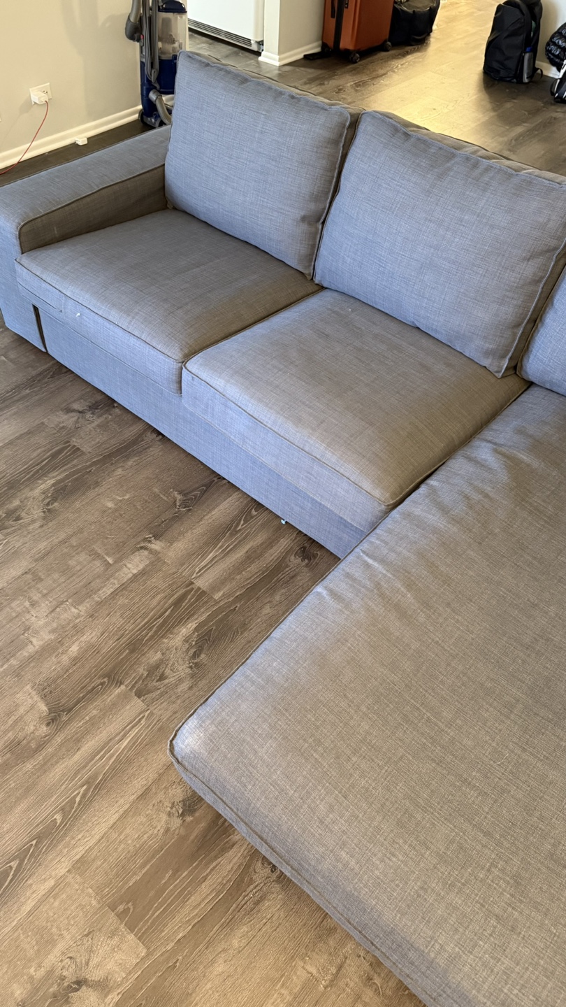 IKEA Gray Sectional Sofa - photo 4