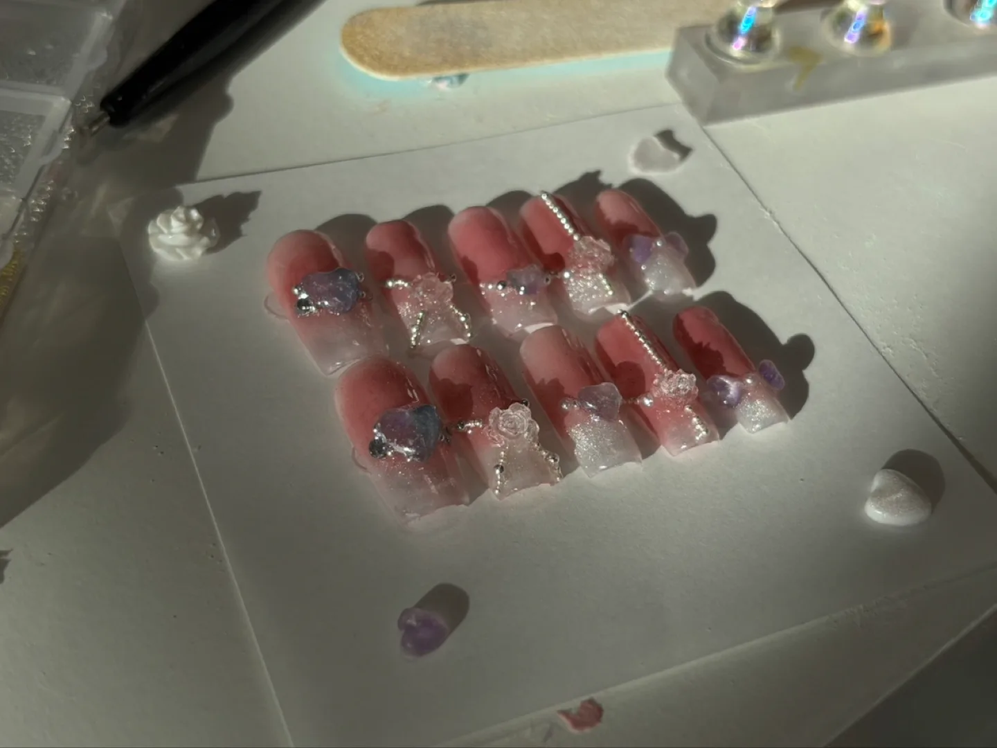 Custom press-on nails