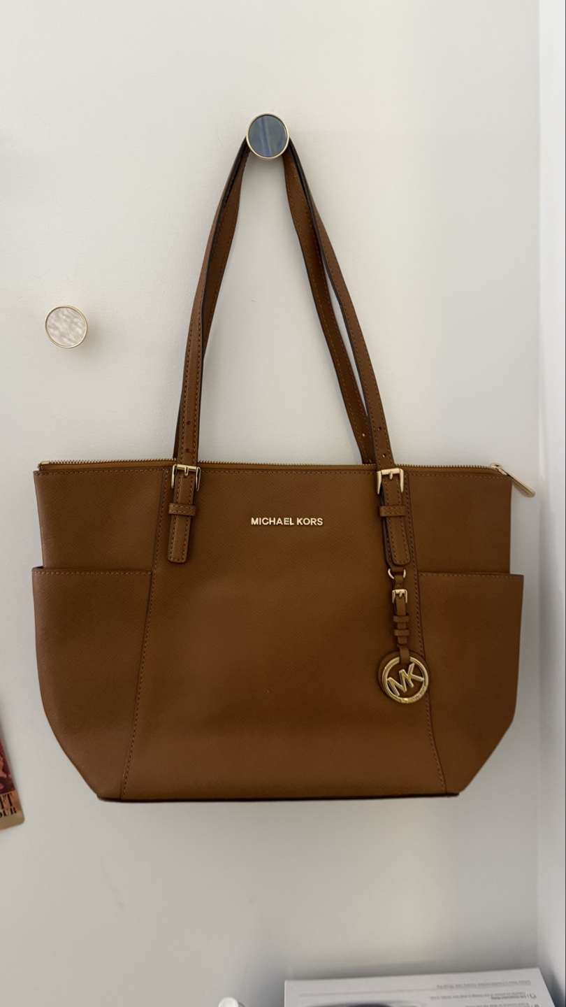 Original Michael Kors Brown Leather Tote Bag