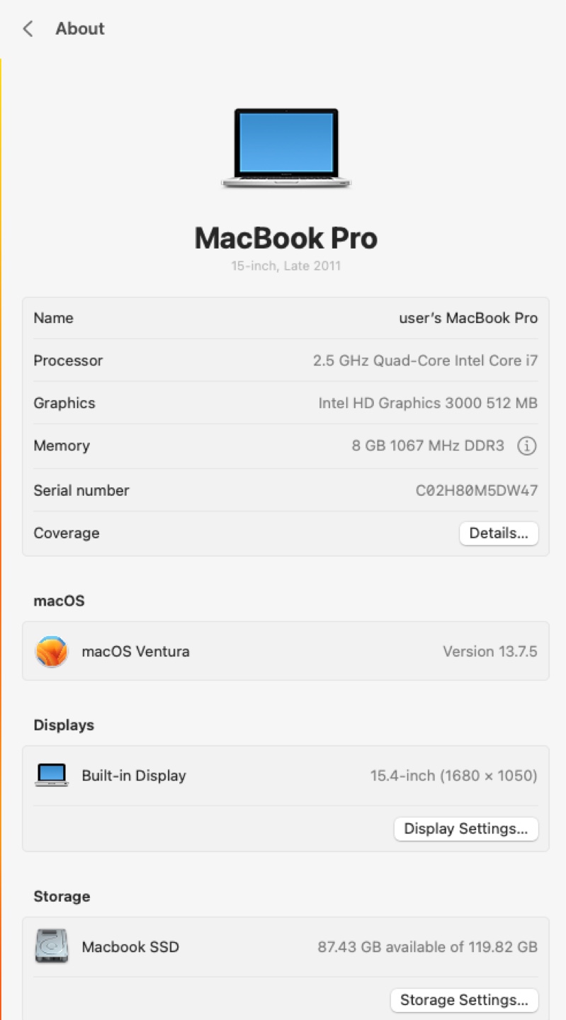 MacBook Pro (15-inch, Late 2011) - photo 2