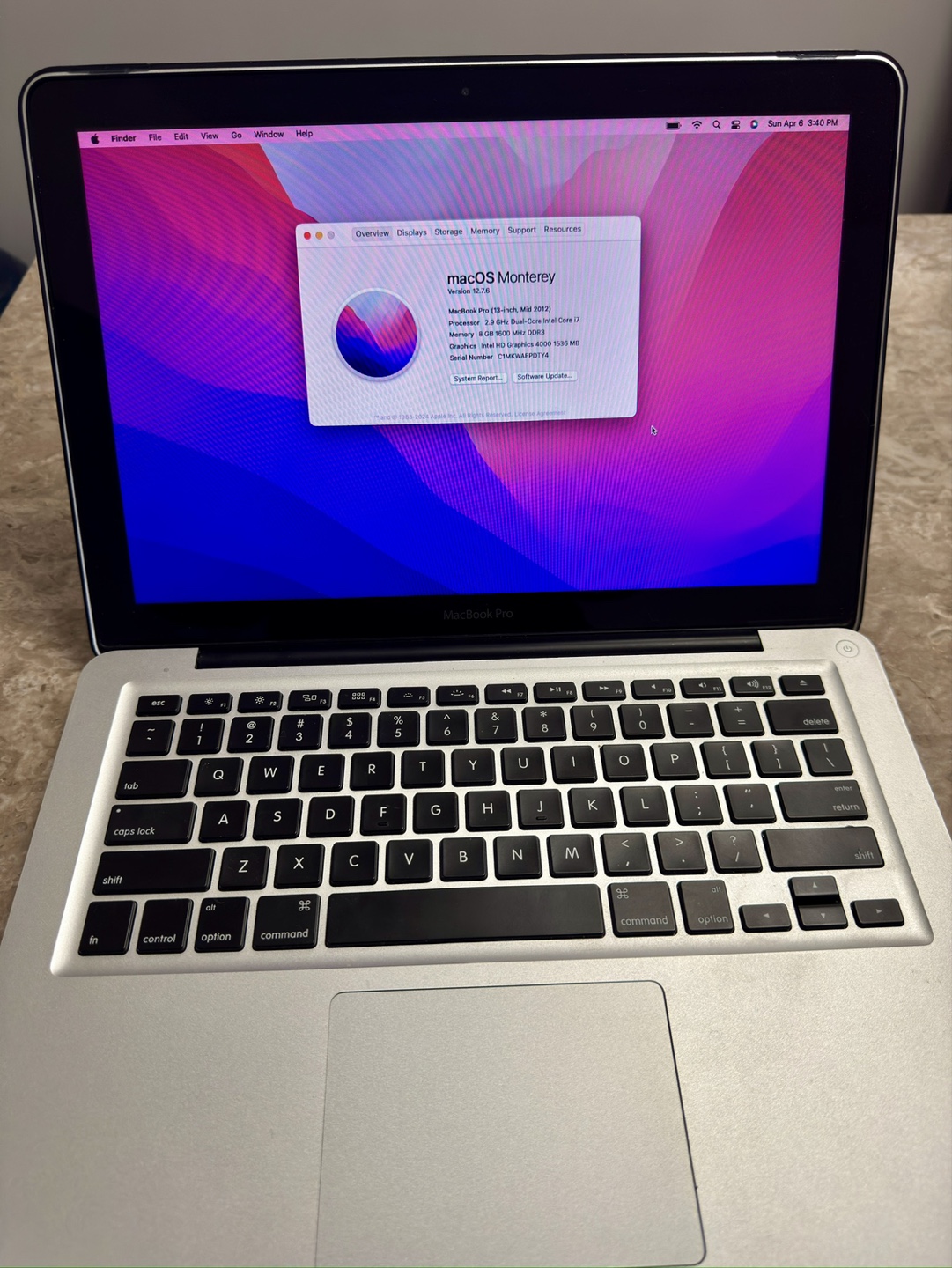 MacBook Pro (13-inch, Mid 2012)
